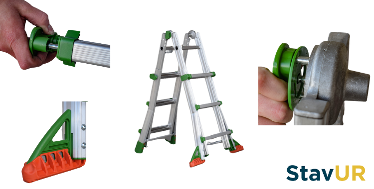 BRIKO 16 Multifunkcny kĺbovy teleskopicky rebrik